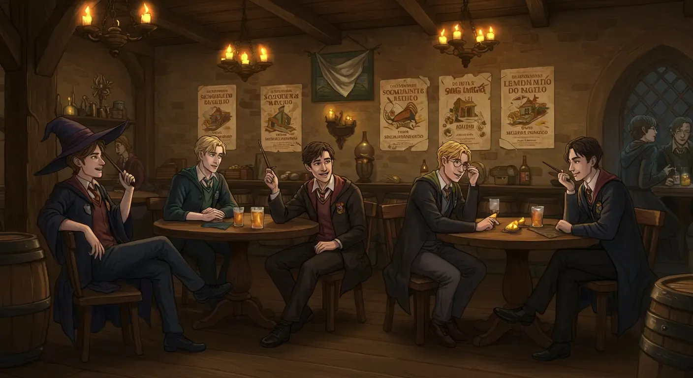 Fans de Harry Potter compartiendo teorías en comunidad