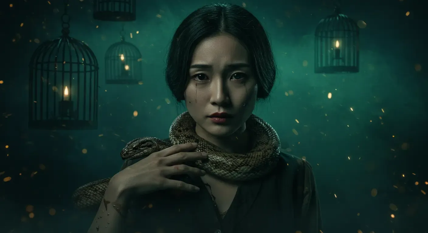 Nagini como humana en Animales Fantásticos
