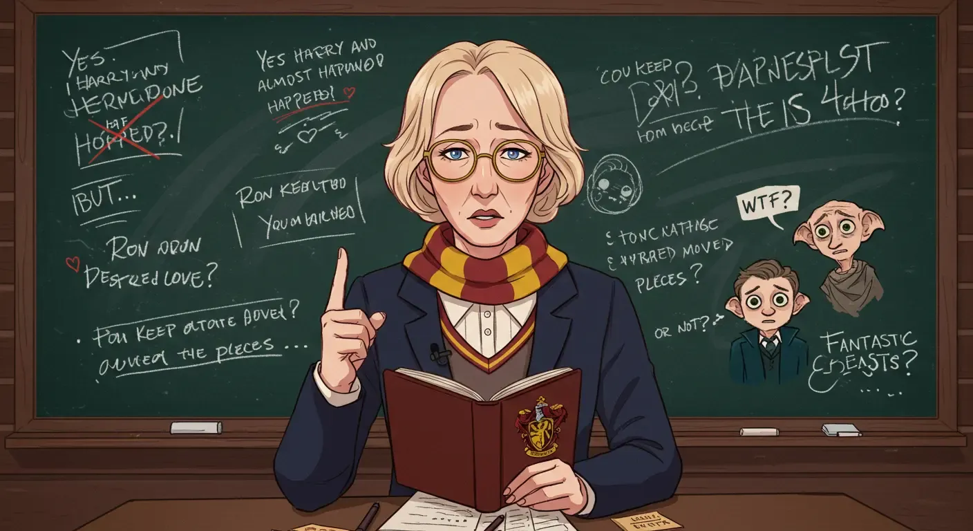 Rowling interview about Harry and Hermione