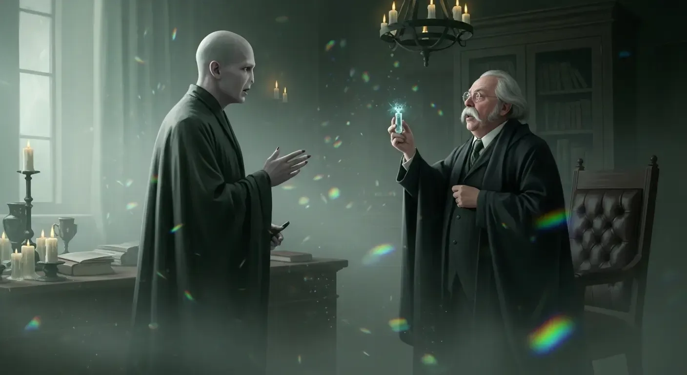 Horace Slughorn's tampered memory of Tom Riddle