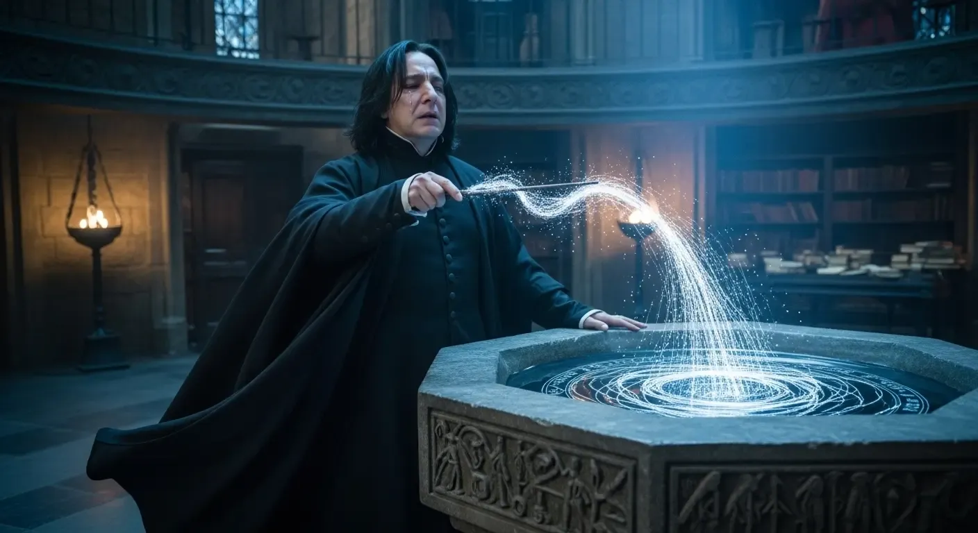 Severus Snape's memories in the Pensieve