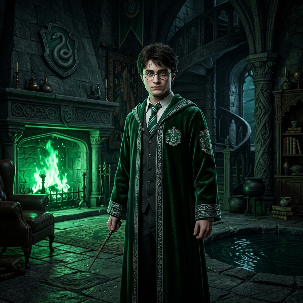 ¿Qué hubiera pasado si Harry Potter fuera un Slytherin?