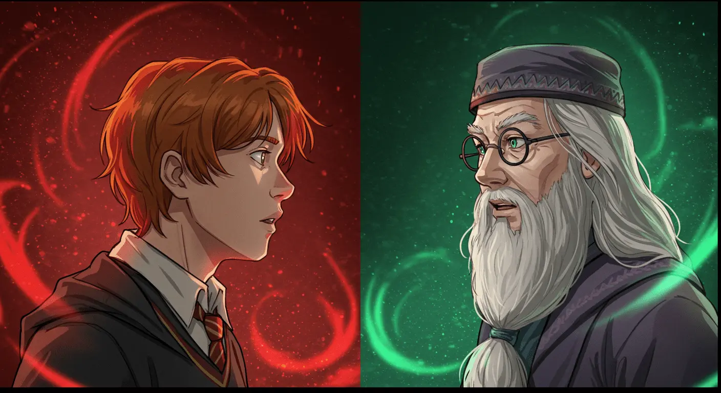 ¿Ron Weasley es en realidad Albus Dumbledore?